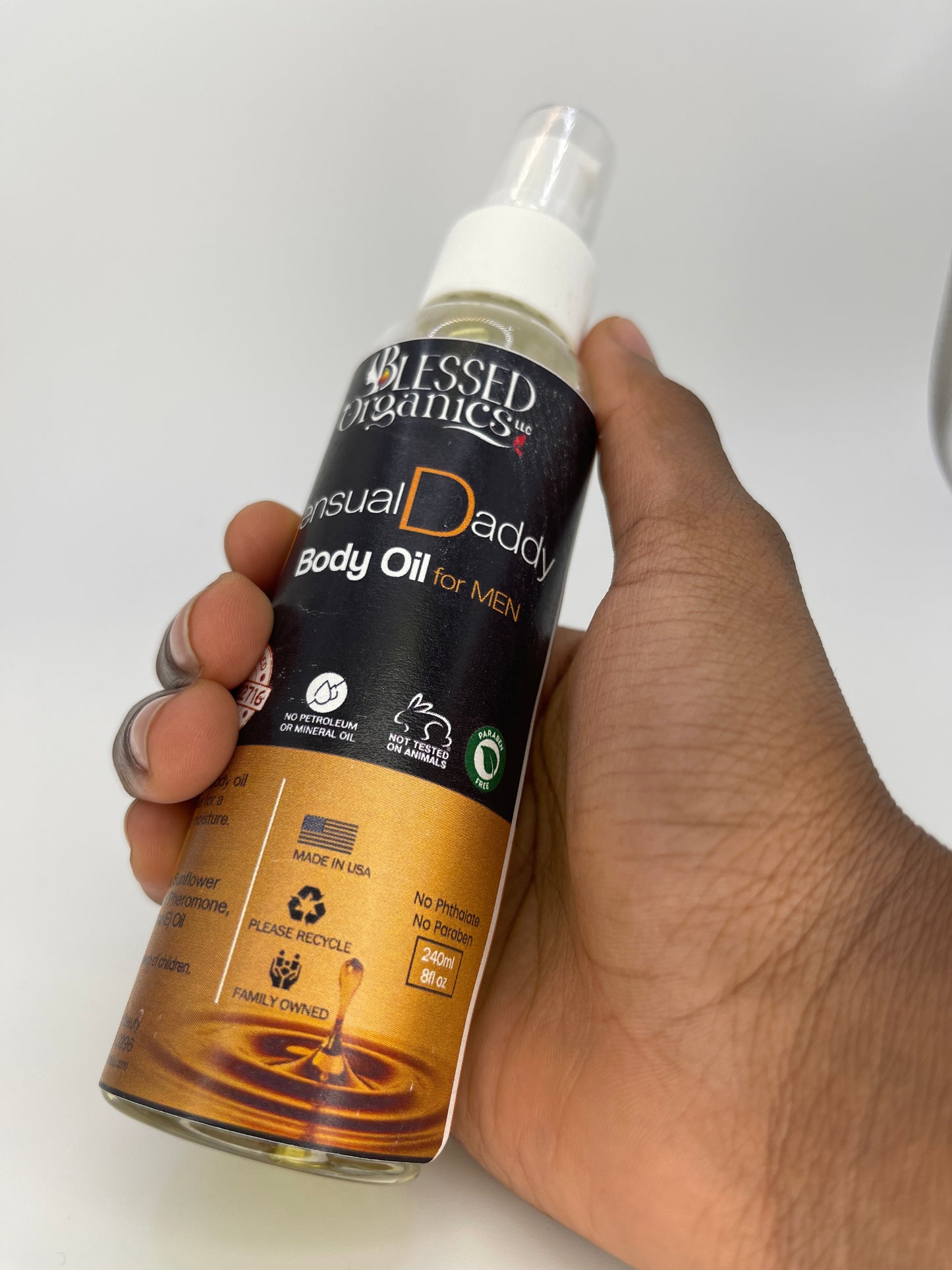 Sensual Daddy Body Oil for Men