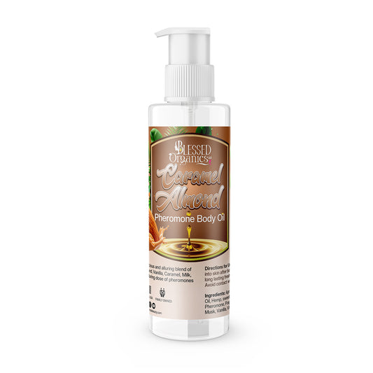 Caramel Almond Pheromone Infused - Scented Body Oil