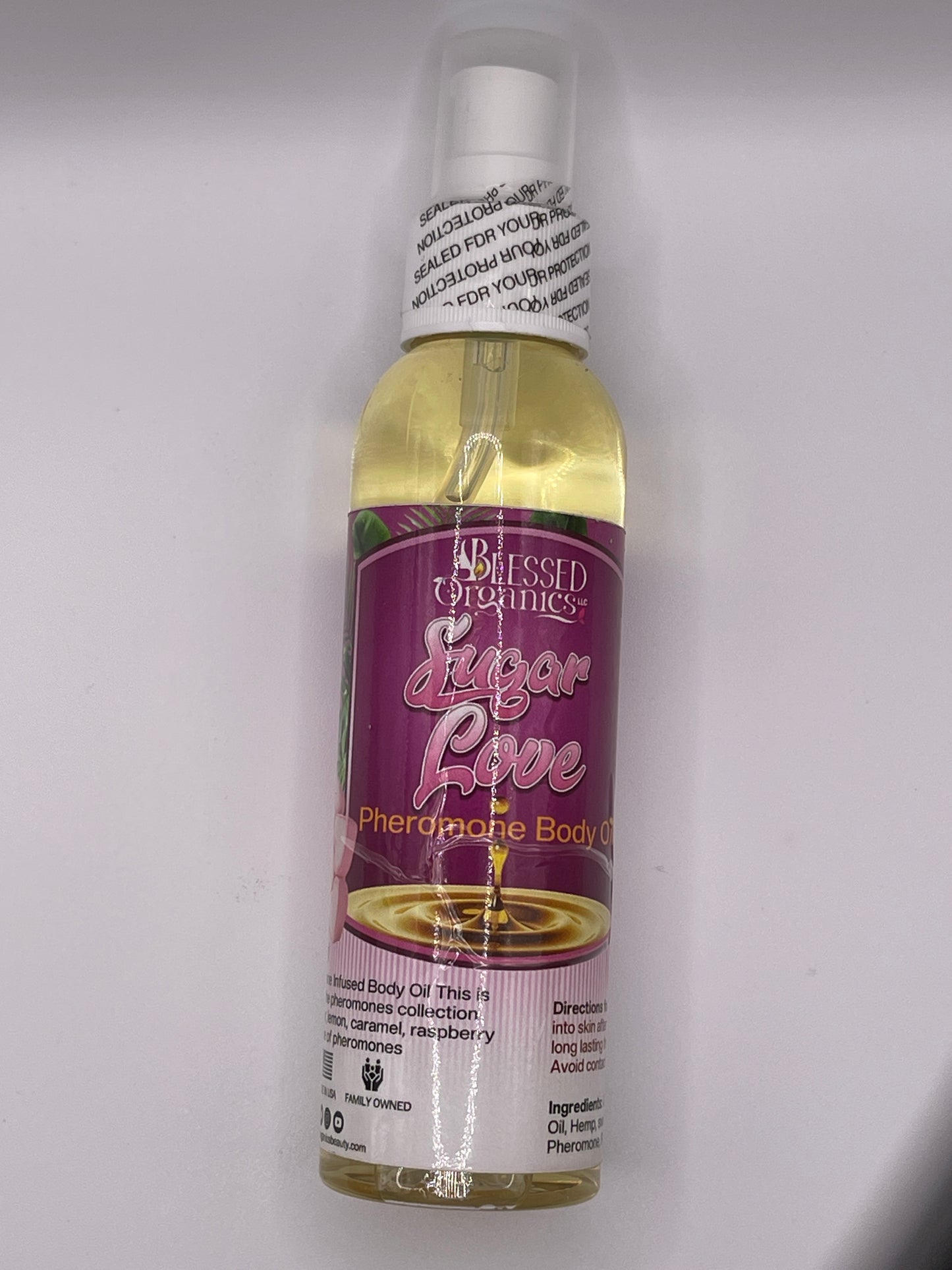 Sugar Love Pheromone Infused - Scented Body Oil