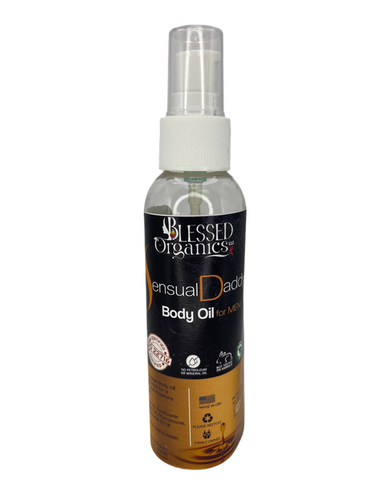Sensual Daddy body oil for men