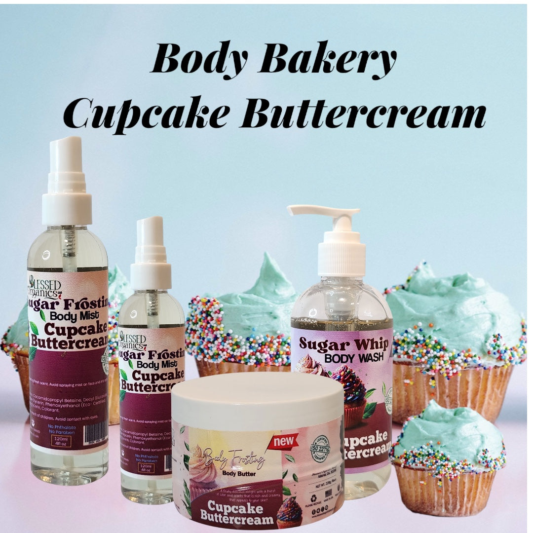 BB Set - Cupcake Buttercream | Organic Body Bakery Bundle