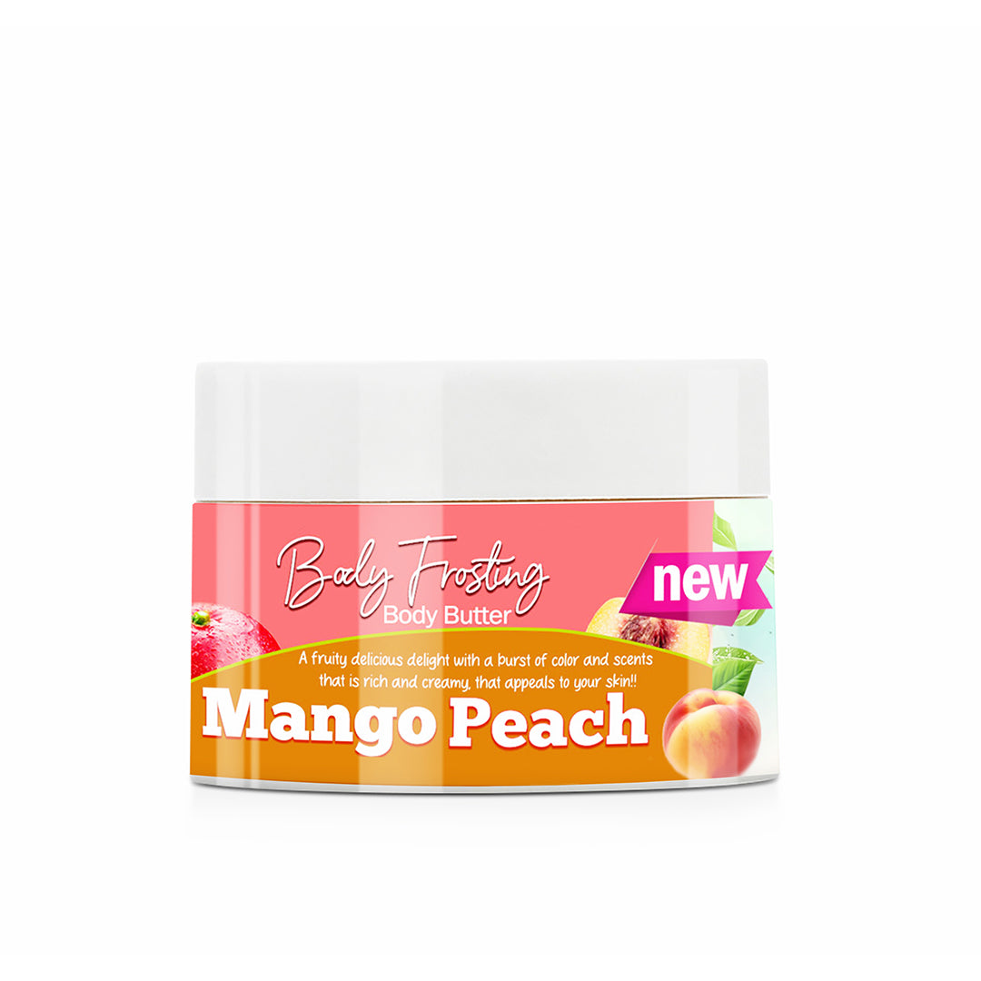 Fruity Sweet Peachy scented frosting that melts on your skin