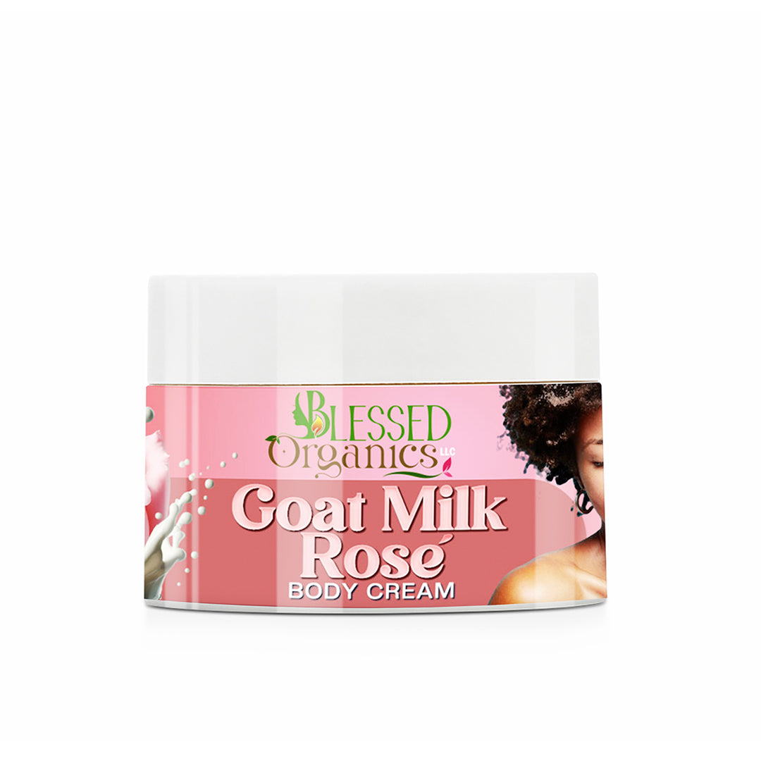 Best Organic Goat Milk Rose Body Cream | Blessedorganicsbeauty