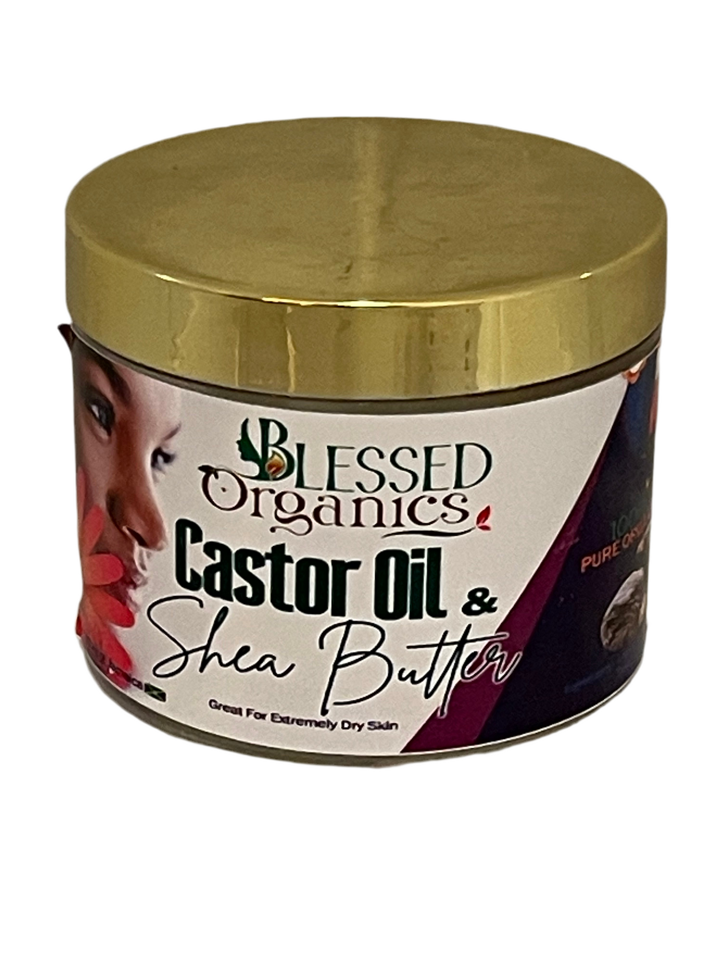 Shea butter infused with Castor Oil